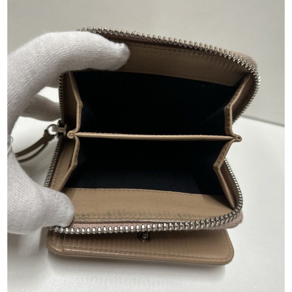 Balenciaga tan leather zipper all around wallet - Picture 13 of 16